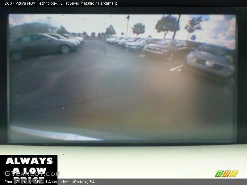 Billet Silver Metallic / Parchment 2007 Acura MDX Technology
