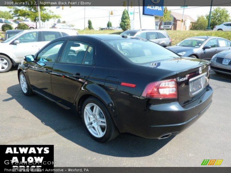 Nighthawk Black Pearl / Ebony 2008 Acura TL 3.2