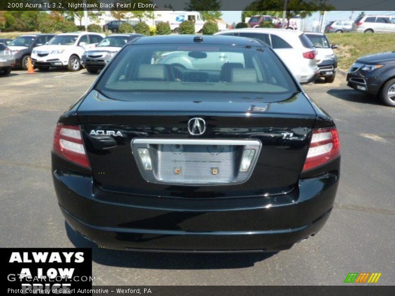 Nighthawk Black Pearl / Ebony 2008 Acura TL 3.2