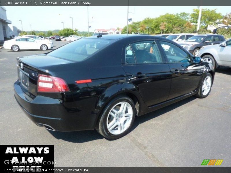 Nighthawk Black Pearl / Ebony 2008 Acura TL 3.2