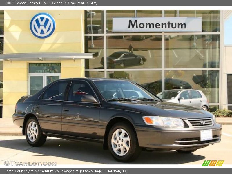 Graphite Gray Pearl / Gray 2000 Toyota Camry LE V6
