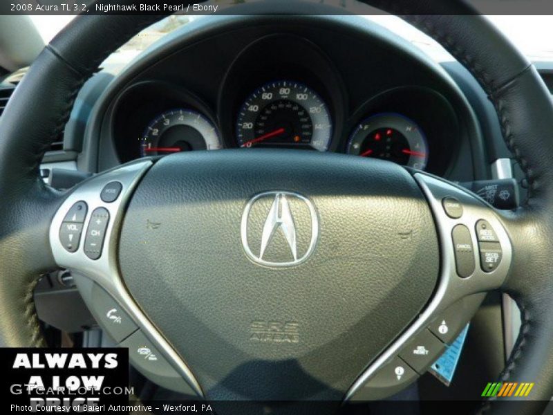 Nighthawk Black Pearl / Ebony 2008 Acura TL 3.2
