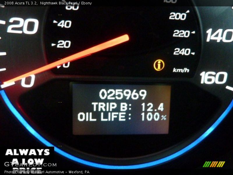 Nighthawk Black Pearl / Ebony 2008 Acura TL 3.2