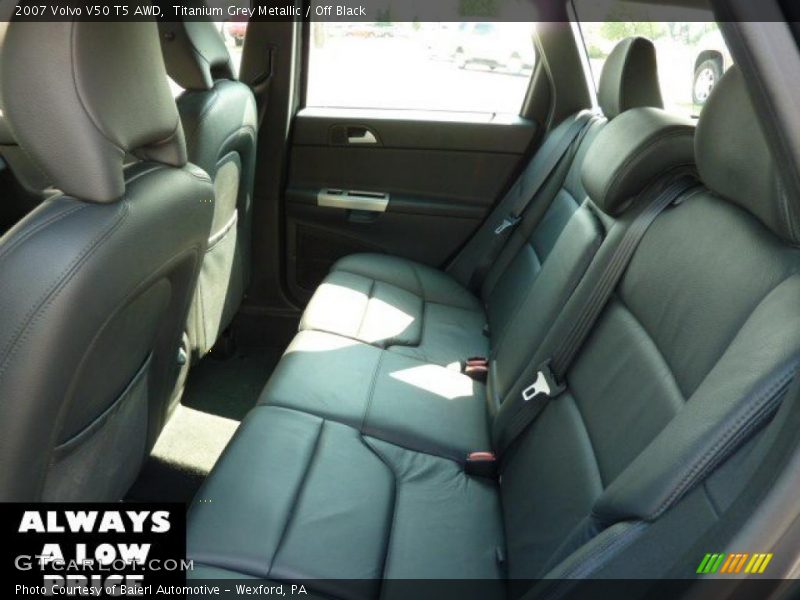 Titanium Grey Metallic / Off Black 2007 Volvo V50 T5 AWD