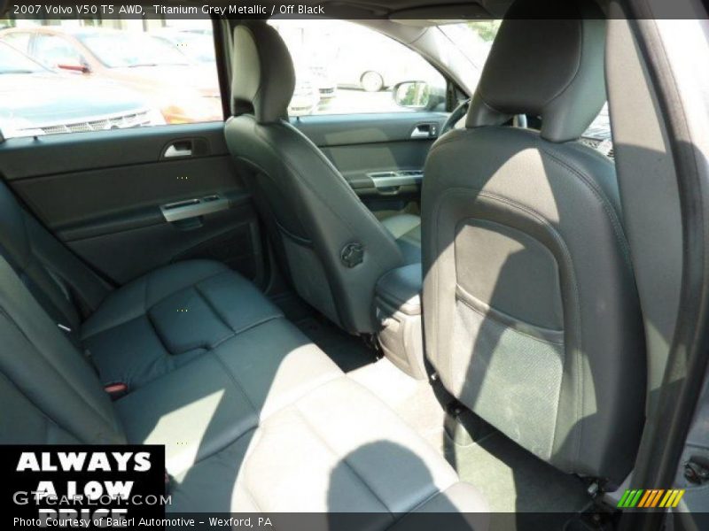 Titanium Grey Metallic / Off Black 2007 Volvo V50 T5 AWD