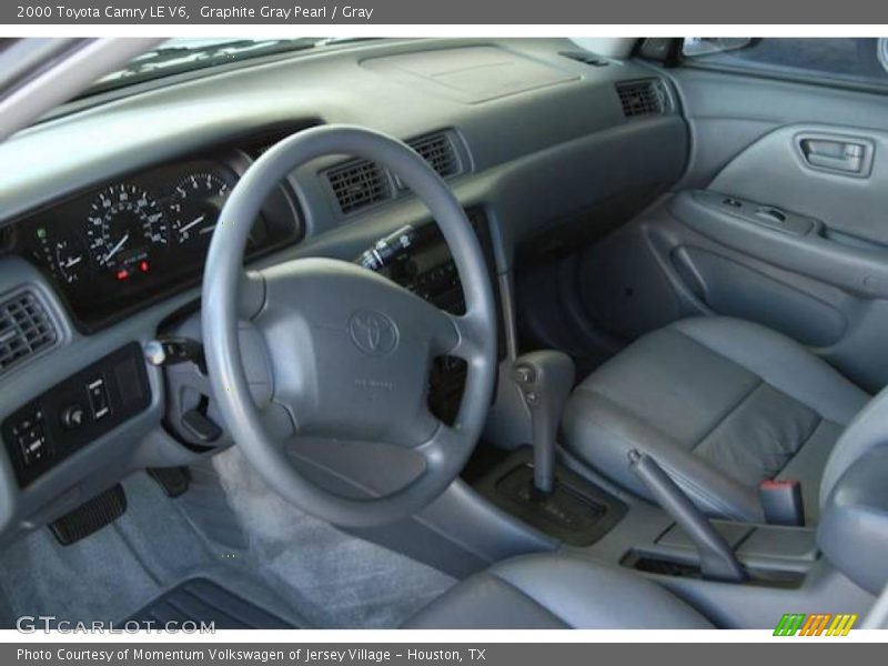 Graphite Gray Pearl / Gray 2000 Toyota Camry LE V6