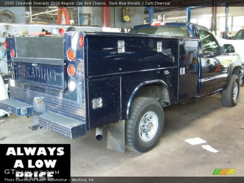 Dark Blue Metallic / Dark Charcoal 2005 Chevrolet Silverado 3500 Regular Cab 4x4 Chassis