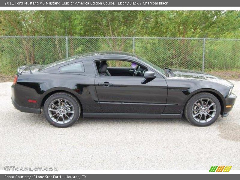 Ebony Black / Charcoal Black 2011 Ford Mustang V6 Mustang Club of America Edition Coupe