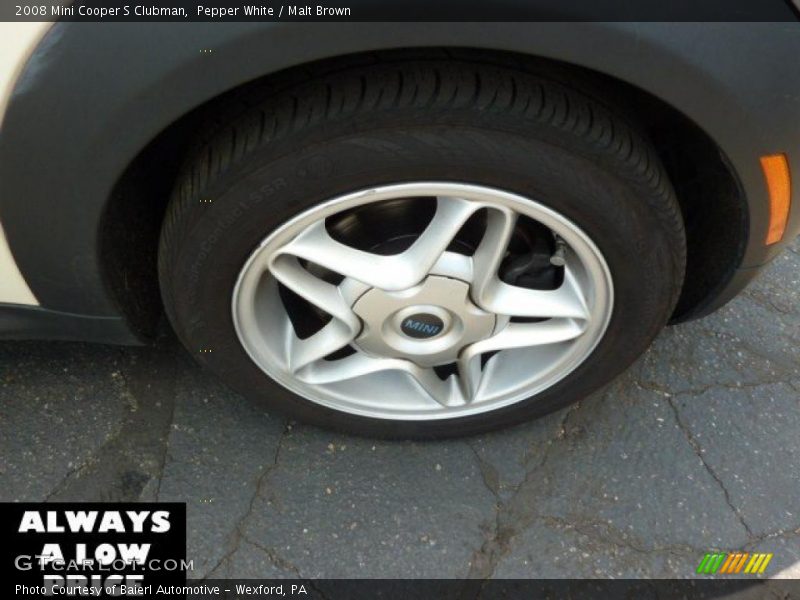 Pepper White / Malt Brown 2008 Mini Cooper S Clubman