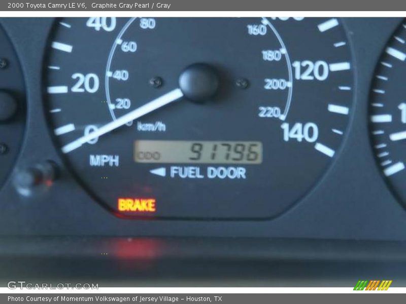 Graphite Gray Pearl / Gray 2000 Toyota Camry LE V6