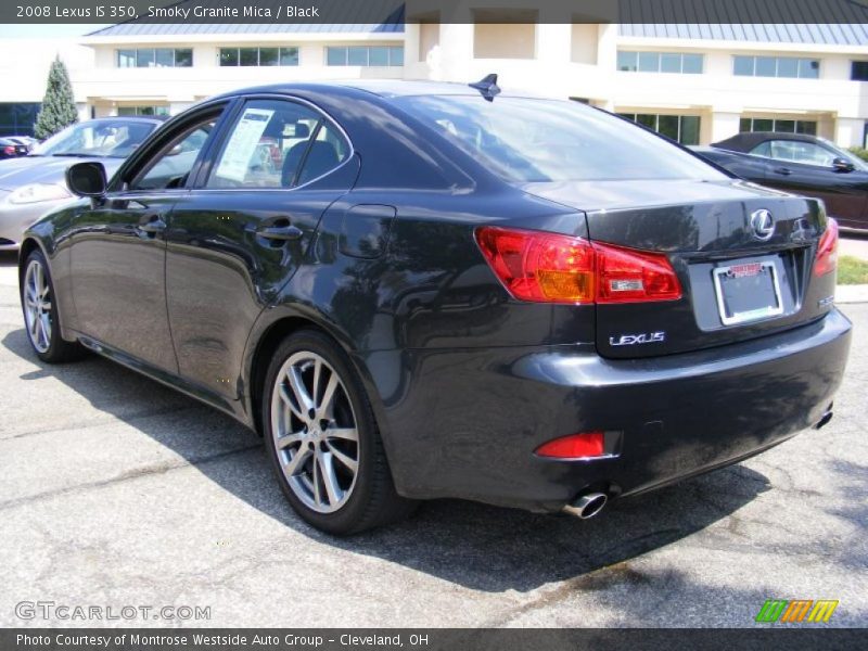 Smoky Granite Mica / Black 2008 Lexus IS 350
