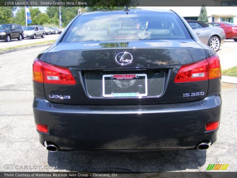 Smoky Granite Mica / Black 2008 Lexus IS 350