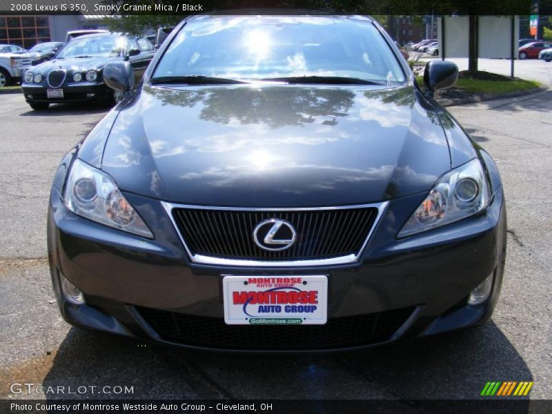 Smoky Granite Mica / Black 2008 Lexus IS 350