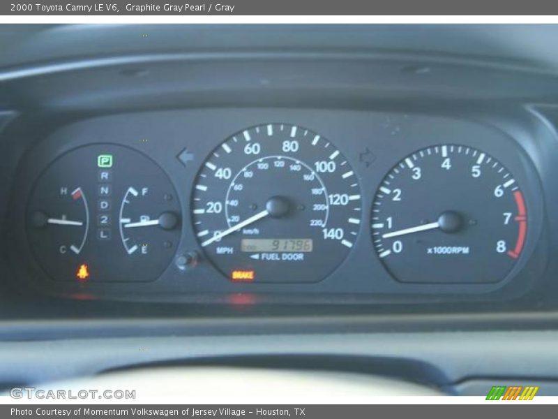 Graphite Gray Pearl / Gray 2000 Toyota Camry LE V6