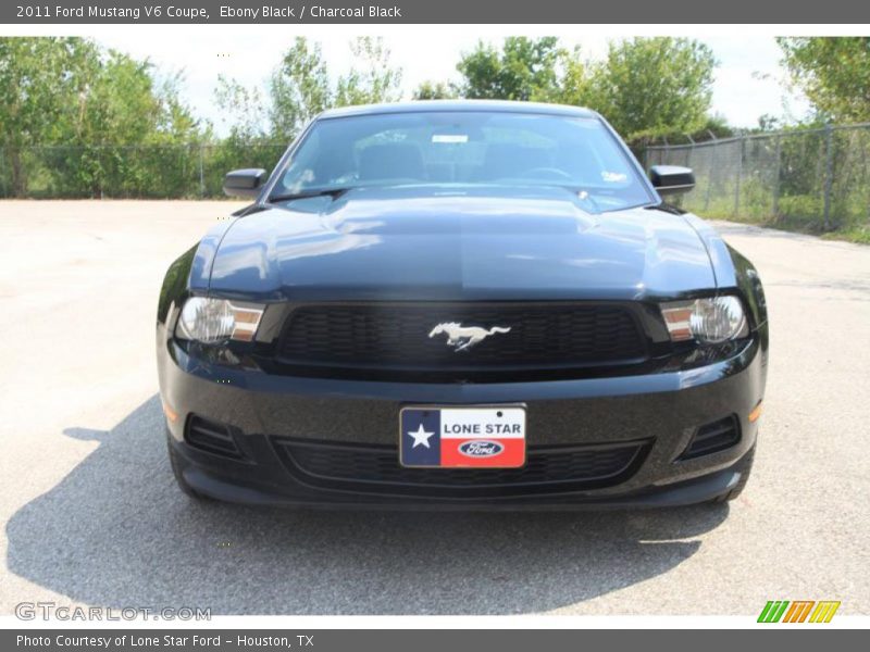 Ebony Black / Charcoal Black 2011 Ford Mustang V6 Coupe