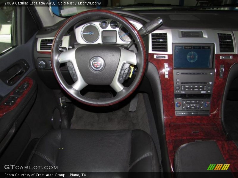 Gold Mist / Ebony/Ebony 2009 Cadillac Escalade AWD