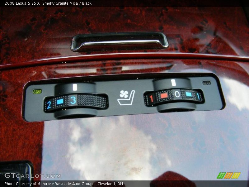 Smoky Granite Mica / Black 2008 Lexus IS 350