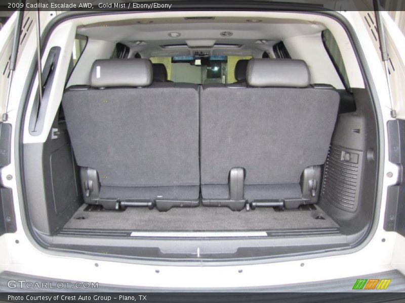 Gold Mist / Ebony/Ebony 2009 Cadillac Escalade AWD