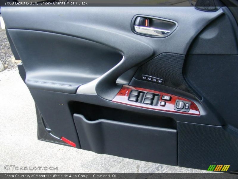Smoky Granite Mica / Black 2008 Lexus IS 350