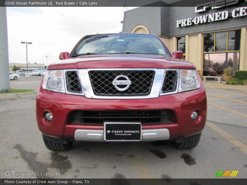 Red Brawn / Cafe Latte 2008 Nissan Pathfinder LE