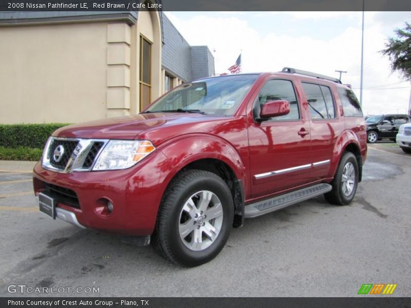 Red Brawn / Cafe Latte 2008 Nissan Pathfinder LE