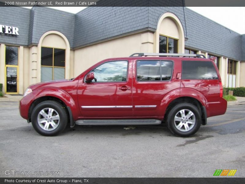 Red Brawn / Cafe Latte 2008 Nissan Pathfinder LE