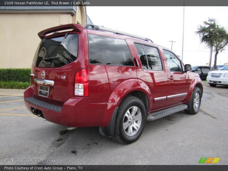 Red Brawn / Cafe Latte 2008 Nissan Pathfinder LE
