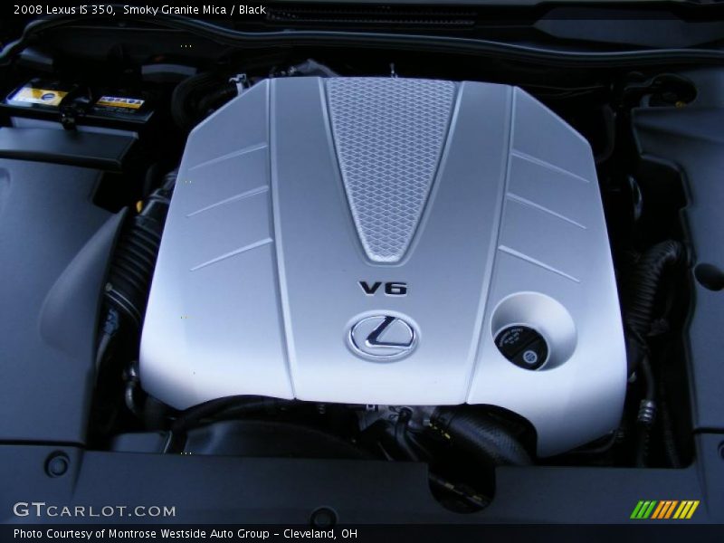 Smoky Granite Mica / Black 2008 Lexus IS 350