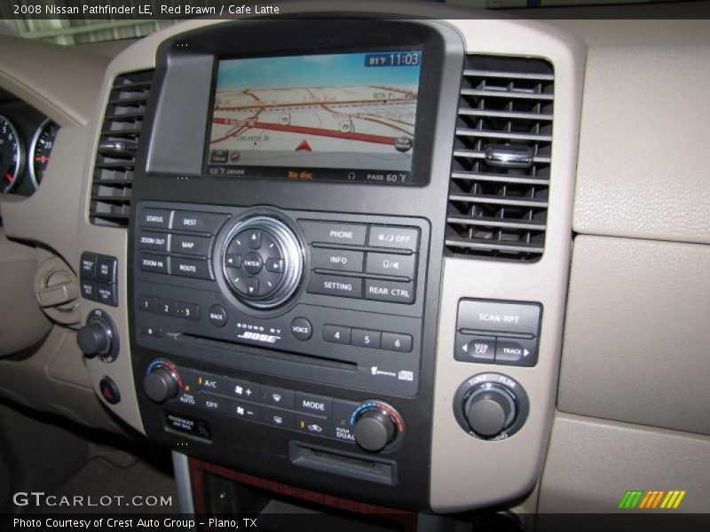 Red Brawn / Cafe Latte 2008 Nissan Pathfinder LE