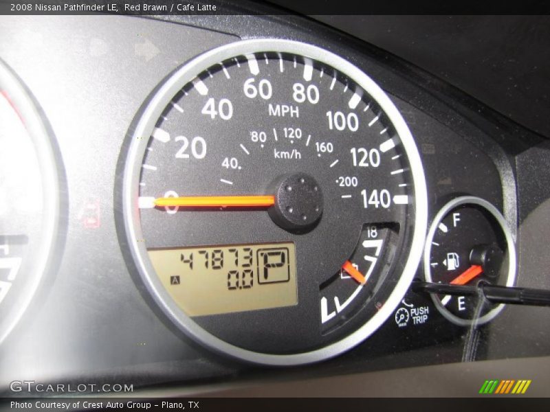 Red Brawn / Cafe Latte 2008 Nissan Pathfinder LE