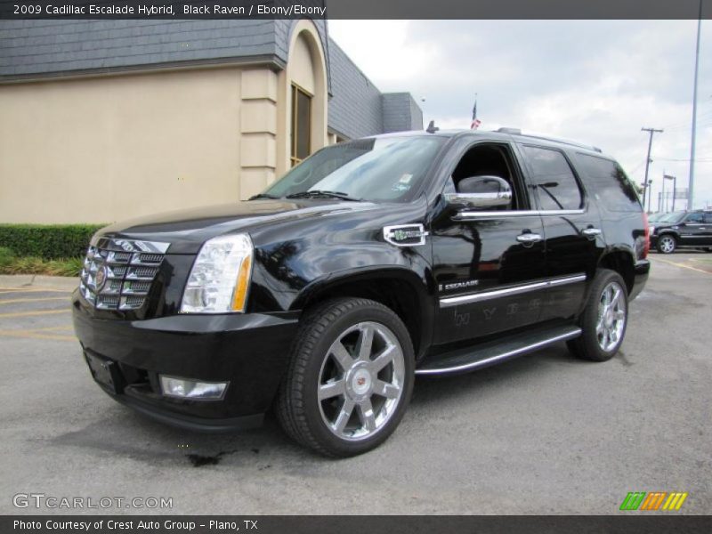 Black Raven / Ebony/Ebony 2009 Cadillac Escalade Hybrid