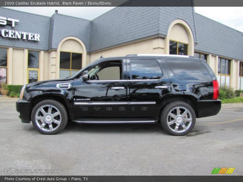 Black Raven / Ebony/Ebony 2009 Cadillac Escalade Hybrid