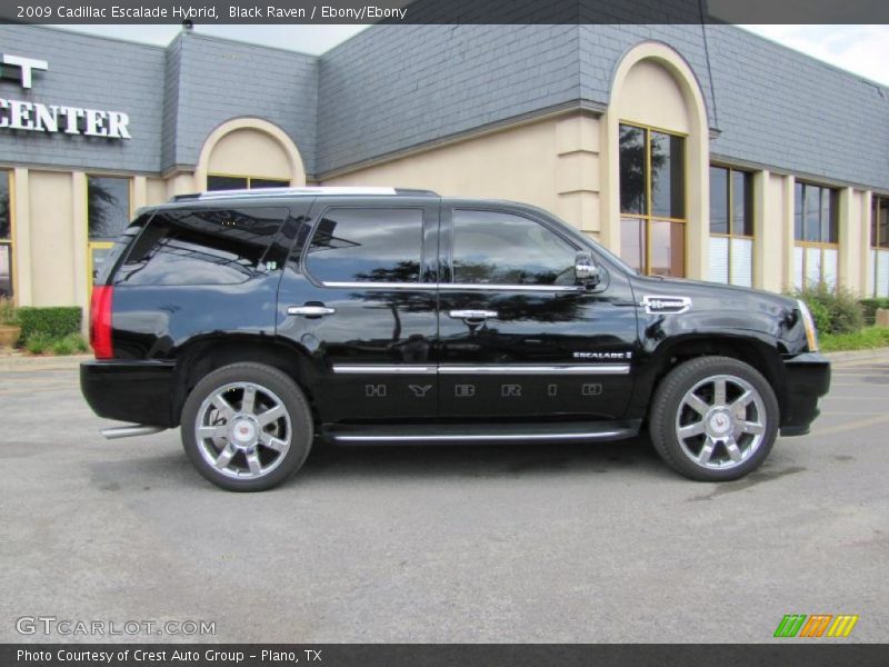 Black Raven / Ebony/Ebony 2009 Cadillac Escalade Hybrid