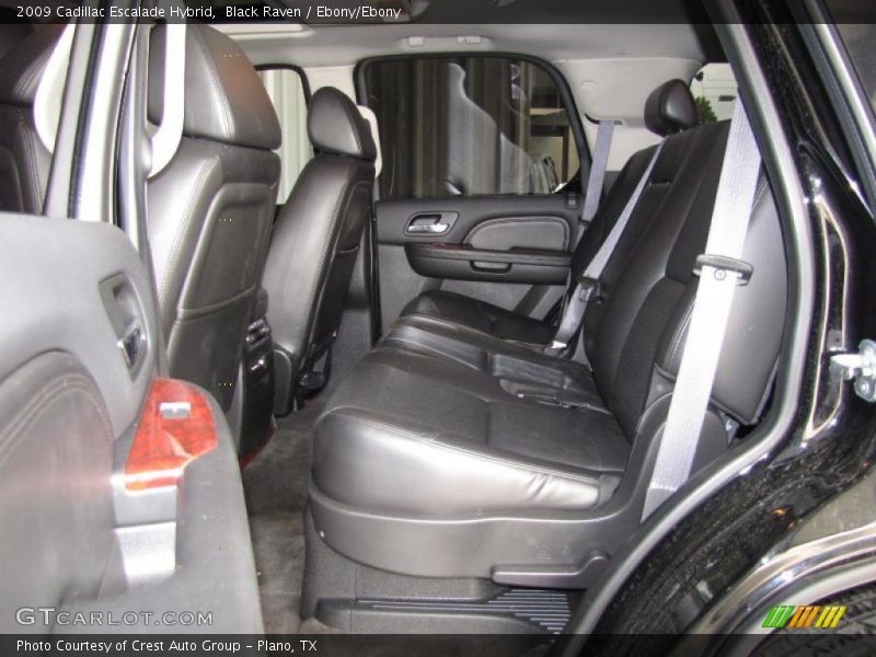 Black Raven / Ebony/Ebony 2009 Cadillac Escalade Hybrid