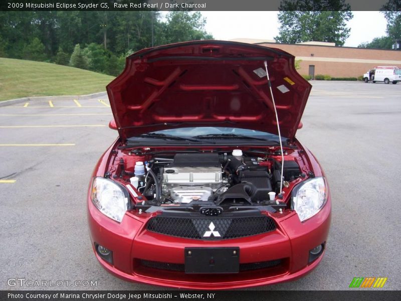 Rave Red Pearl / Dark Charcoal 2009 Mitsubishi Eclipse Spyder GS