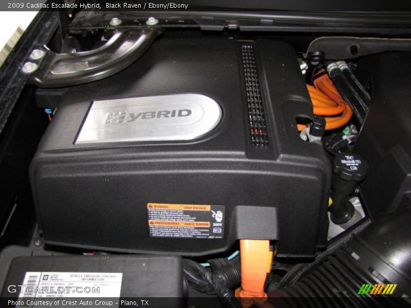 Black Raven / Ebony/Ebony 2009 Cadillac Escalade Hybrid