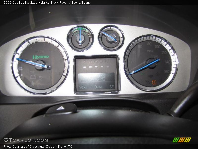 Black Raven / Ebony/Ebony 2009 Cadillac Escalade Hybrid