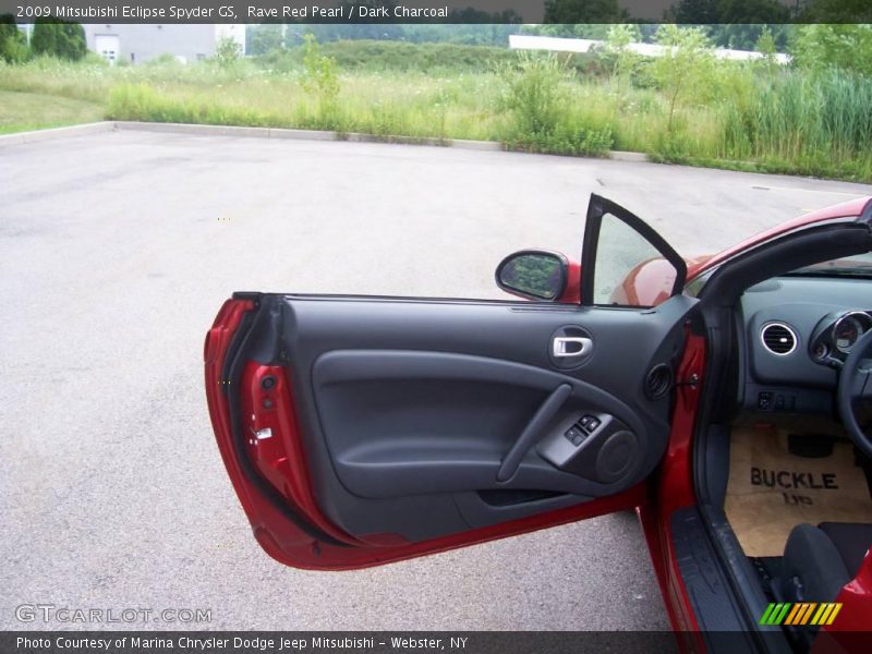 Rave Red Pearl / Dark Charcoal 2009 Mitsubishi Eclipse Spyder GS
