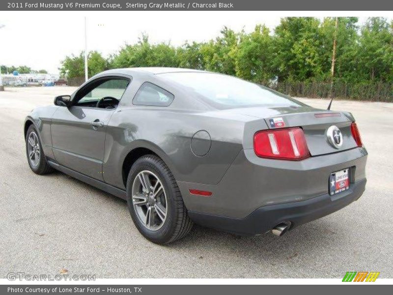 Sterling Gray Metallic / Charcoal Black 2011 Ford Mustang V6 Premium Coupe