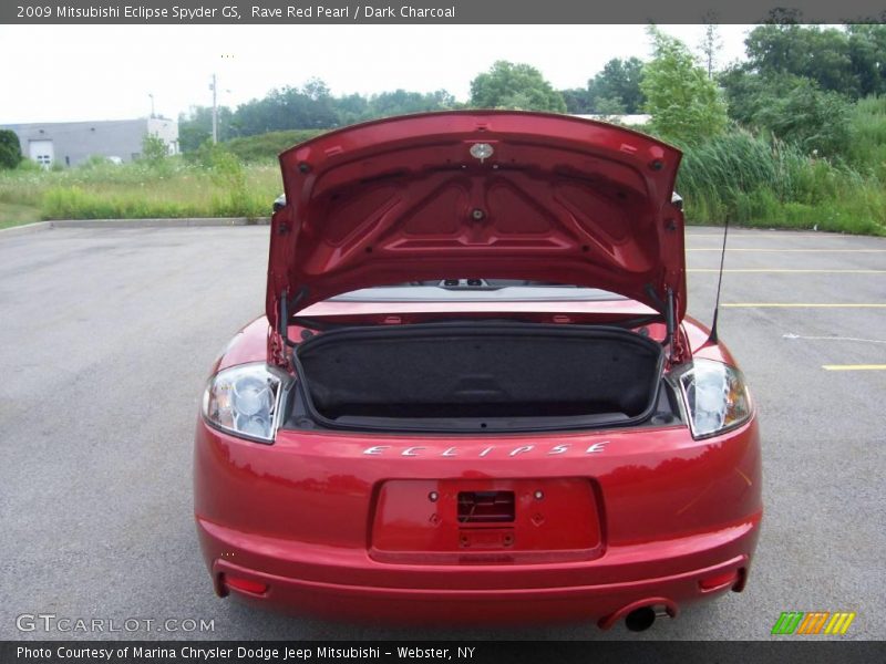 Rave Red Pearl / Dark Charcoal 2009 Mitsubishi Eclipse Spyder GS
