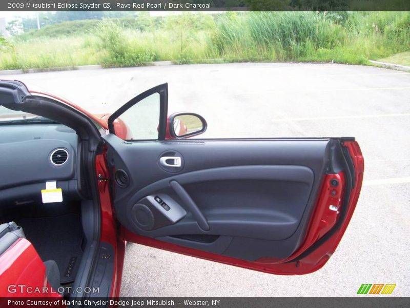 Rave Red Pearl / Dark Charcoal 2009 Mitsubishi Eclipse Spyder GS