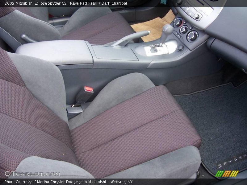 Rave Red Pearl / Dark Charcoal 2009 Mitsubishi Eclipse Spyder GS