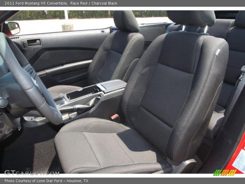 Race Red / Charcoal Black 2011 Ford Mustang V6 Convertible
