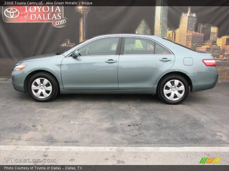 Aloe Green Metallic / Bisque 2008 Toyota Camry LE