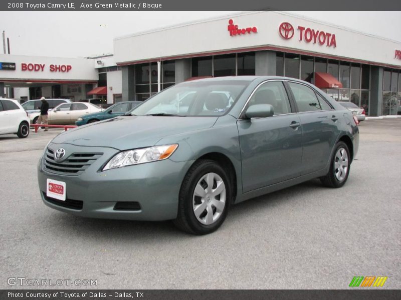 Aloe Green Metallic / Bisque 2008 Toyota Camry LE