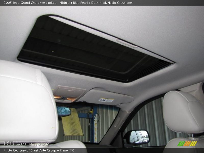 Midnight Blue Pearl / Dark Khaki/Light Graystone 2005 Jeep Grand Cherokee Limited