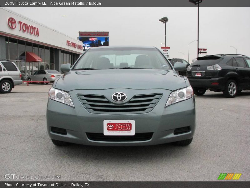 Aloe Green Metallic / Bisque 2008 Toyota Camry LE