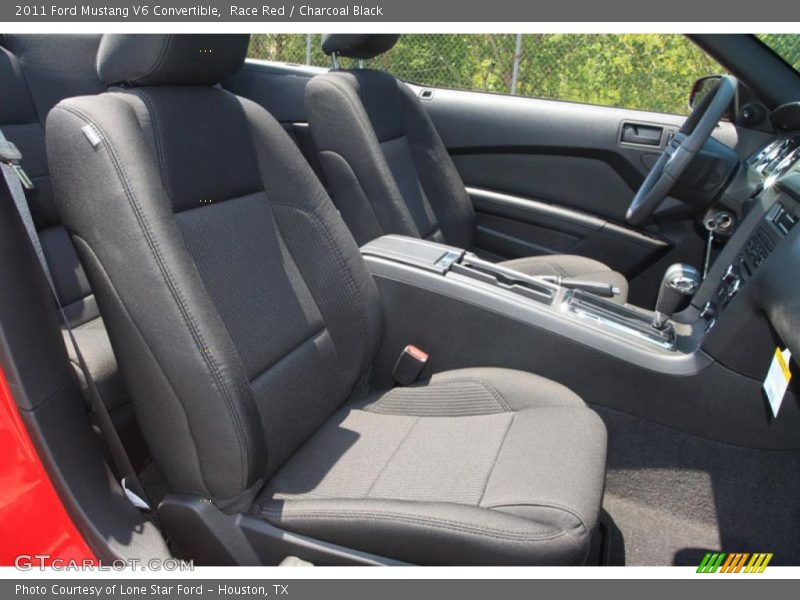 Race Red / Charcoal Black 2011 Ford Mustang V6 Convertible