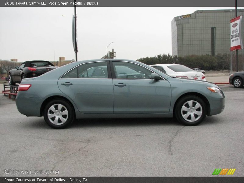 Aloe Green Metallic / Bisque 2008 Toyota Camry LE