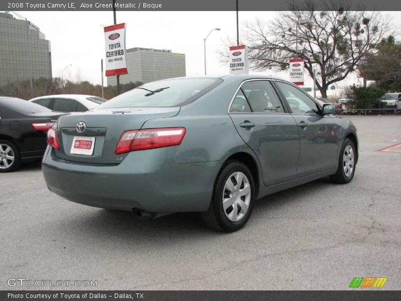 Aloe Green Metallic / Bisque 2008 Toyota Camry LE